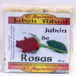 Jabon de rosas con hierbas y aceites hecho a mano 1000g