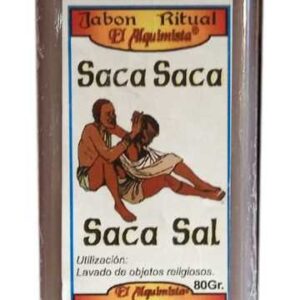 Jabon Saca Saca Saca Sal echo a mano 100g
