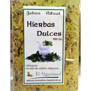 Jabon de hierba dulce hecho a mano 100 grm