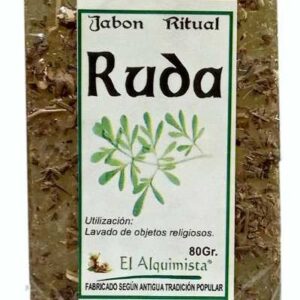 JABON RUDA (CORTA BRUJERIA) HECHO A MANO 100 GMS.