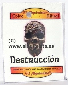 POLVOS NEGRO DESTRUCTOR