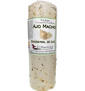 Velon con hierbas ajo macho blanco
