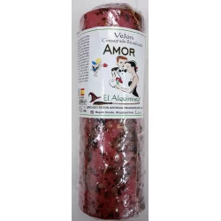 Velon con hierbas y aceite amor