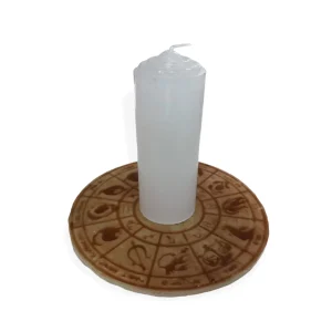 Tablero Astrológico Para Rituales En Cera 22 Cm