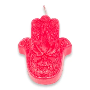 Vela MANO DE FATIMA Roja Vela MANO DE FATIMA Roja