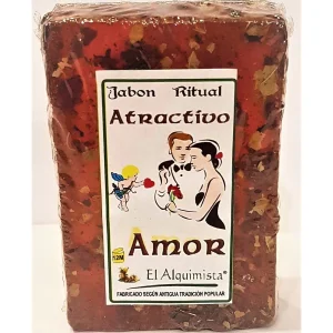 JABON AMOR ECHO A MANO CON HIERBAS 100 G.
